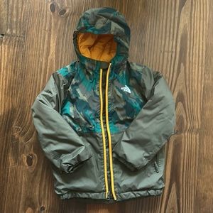 North Face camo winter jacket 6T